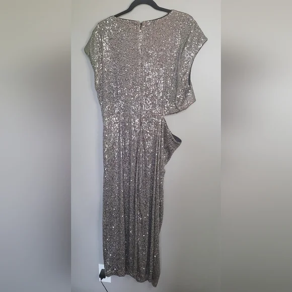 The Drop Padma Cutout Sequin Midi Dress 2X NWT Plus Size - Picture 8 of 8